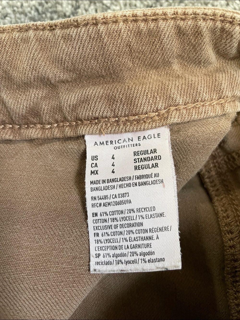 Super High Rise Baggy Wide Leg Jeans - American Eagle - Picture 5 of 5